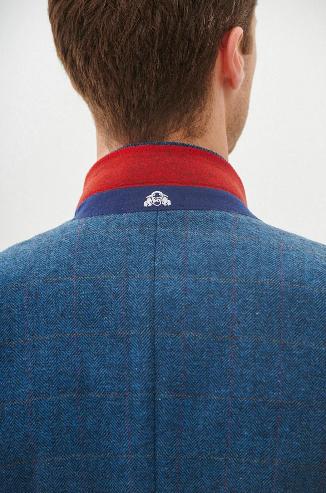 Marc Darcy Dion Blue Tweed Blazer