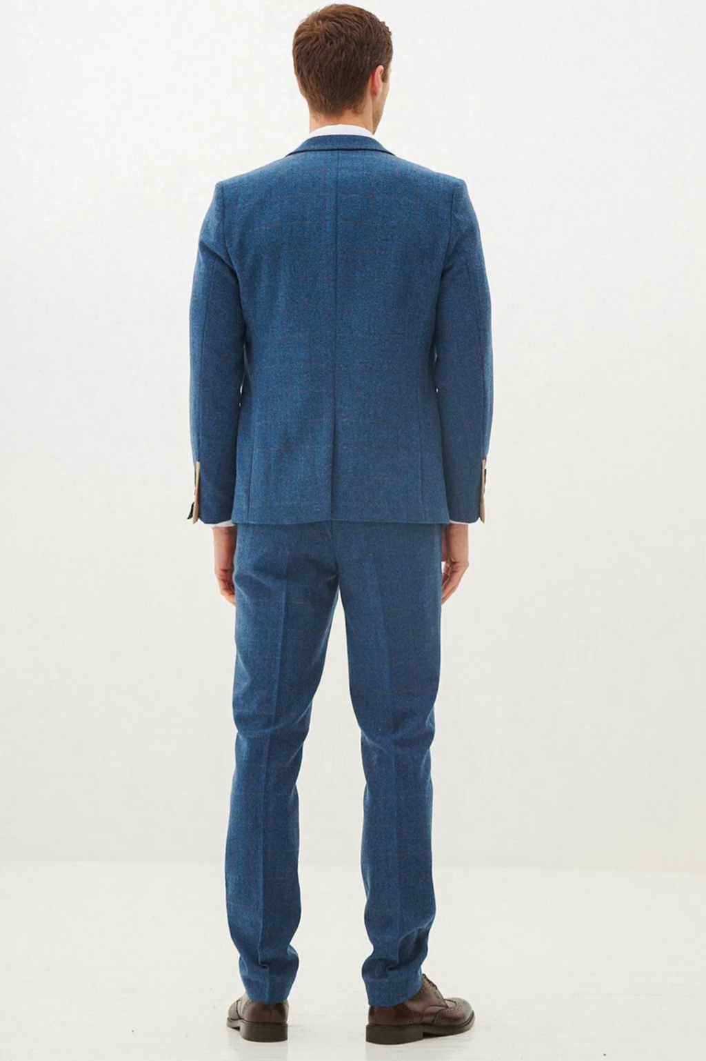 Marc Darcy Dion Blue Tweed Blazer