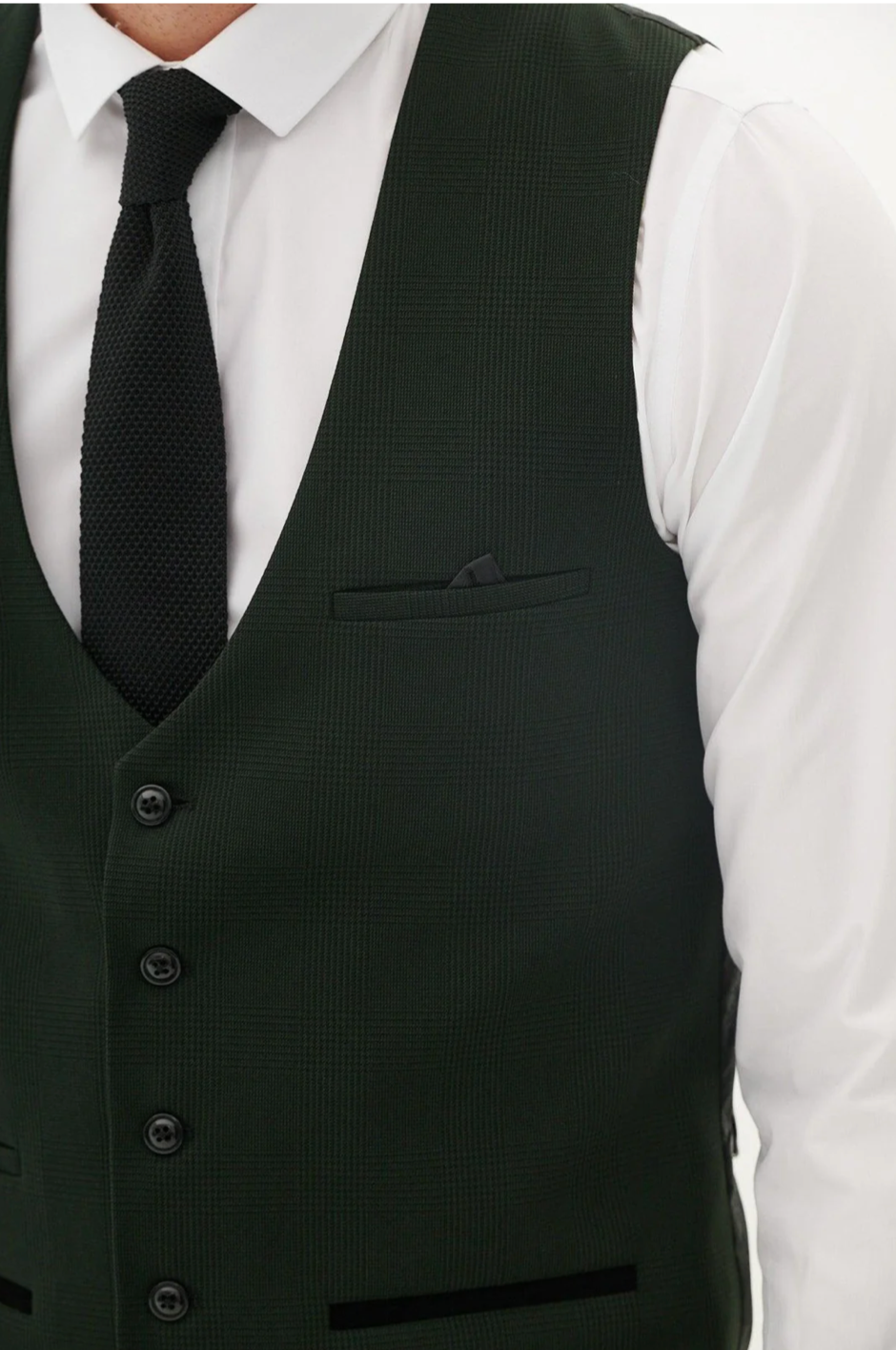 Marc Darcy Bromley Olive Waistcoat