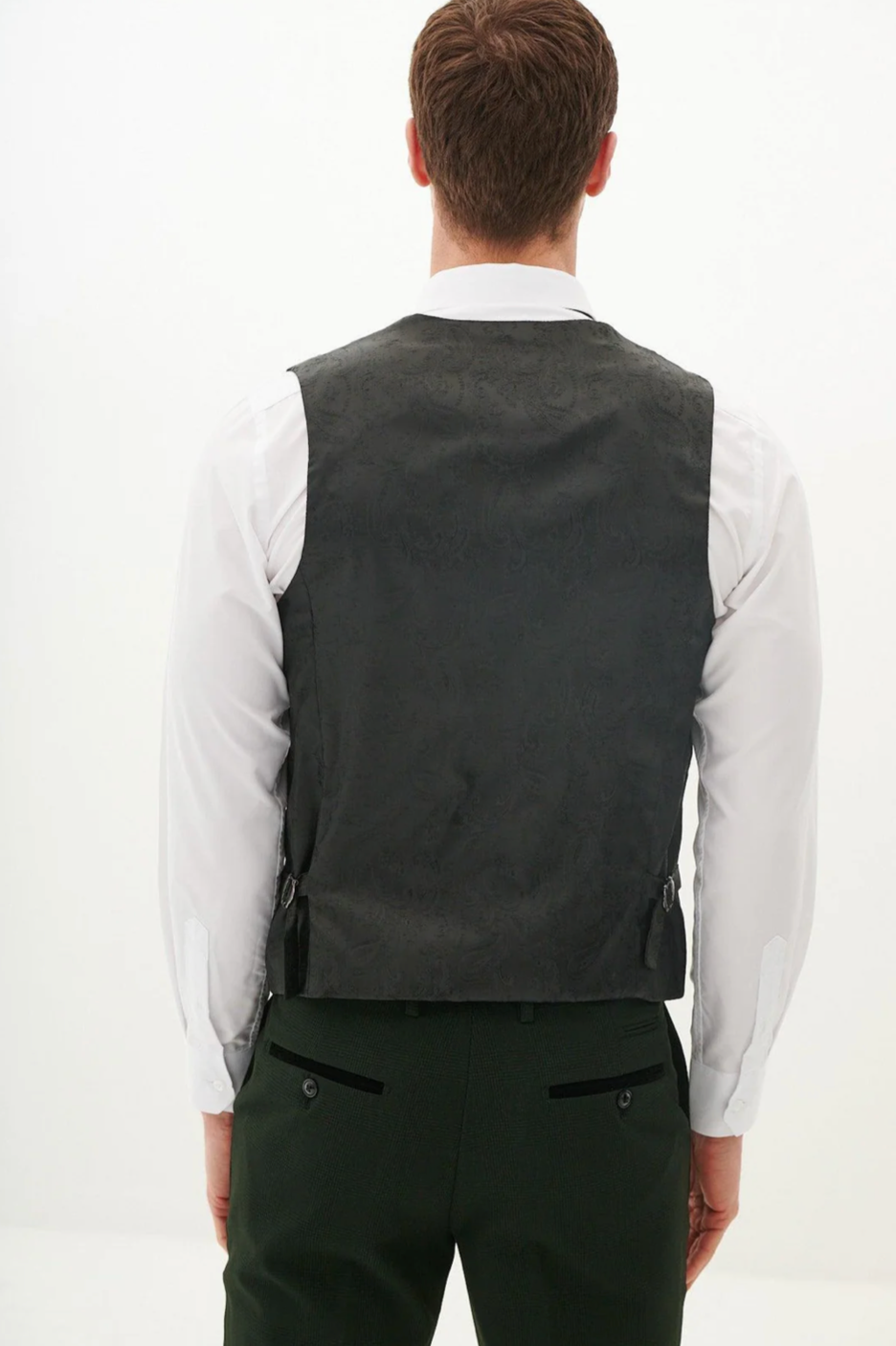 Marc Darcy Bromley Olive Waistcoat