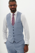 Marc Darcy HM5 Sky Blue Waistcoat