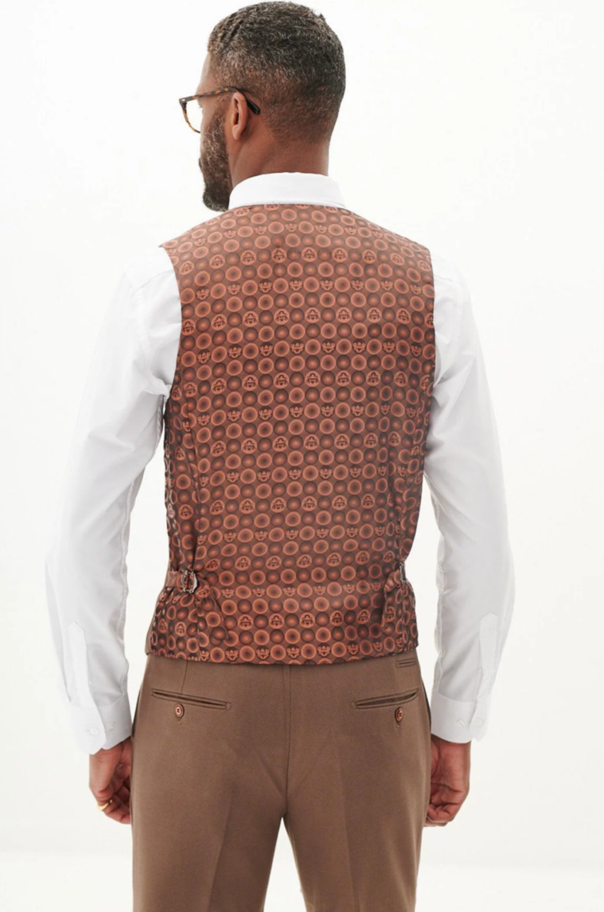 Marc Darcy HM5 Tan Waistcoat