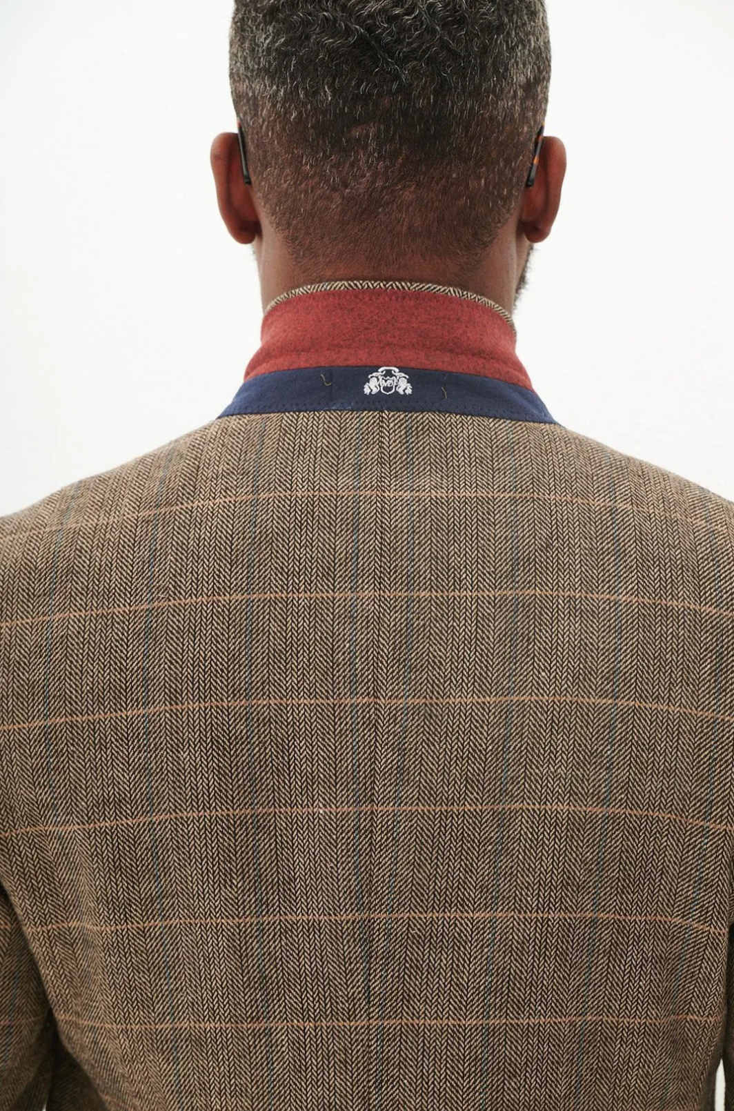 Marc Darcy Ted Tan Tweed Blazer