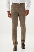 Marc Darcy Ted Tweed Tan Trouser