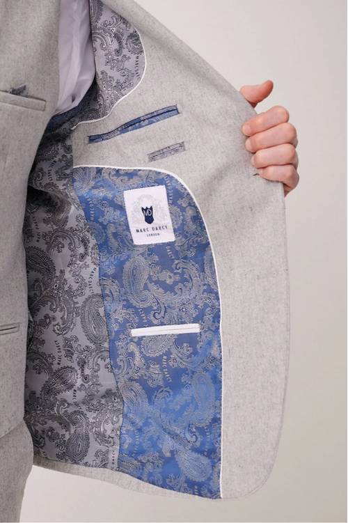 Archie Silver Tweed Blazer