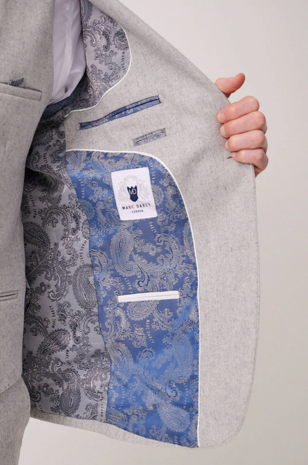 Archie Silver Tweed Blazer