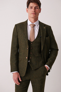 Marc Darcy Dean Olive Tweed Blazer