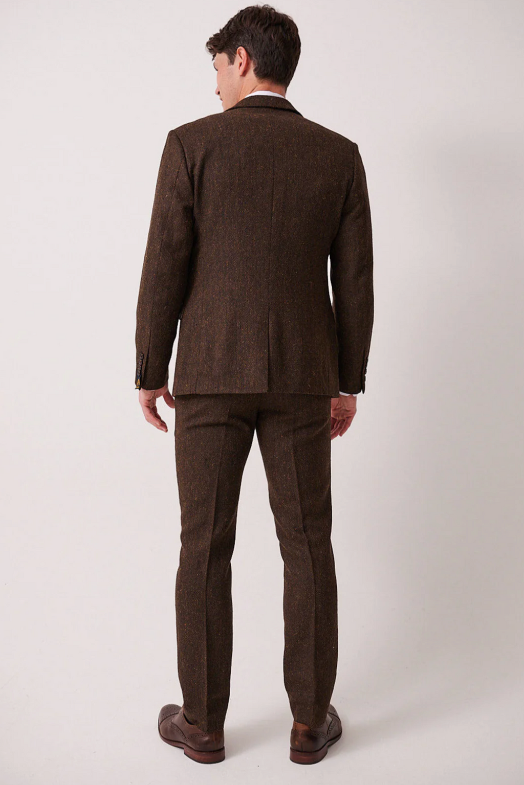 Marc Darcy Brown Tweed Blazer