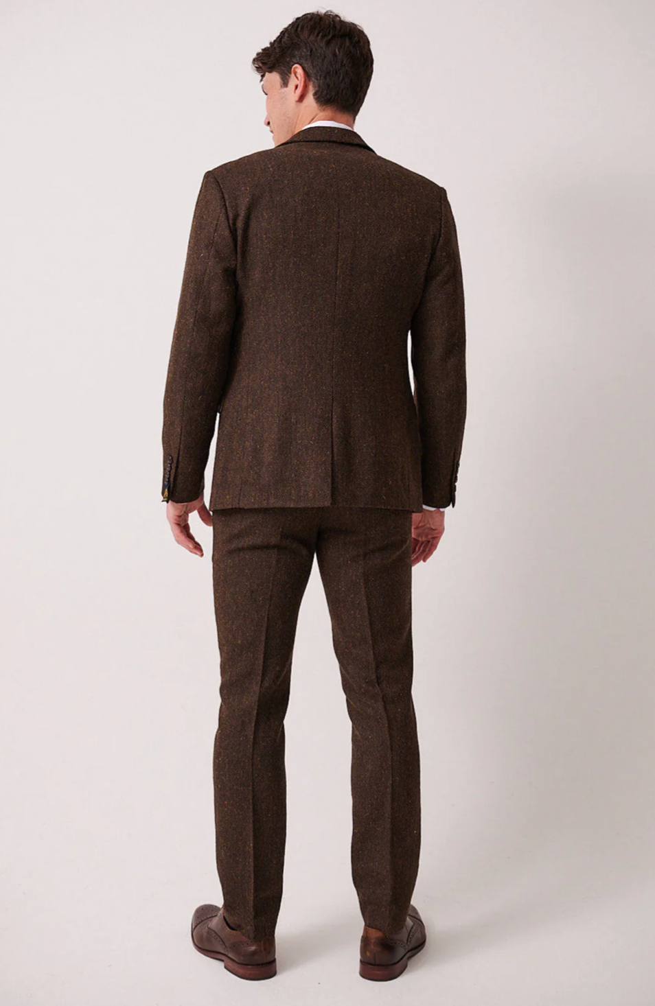 Marc Darcy Dean Brown Tweed Blazer