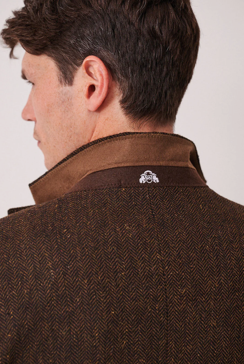 Marc Darcy Dean Brown Tweed Blazer