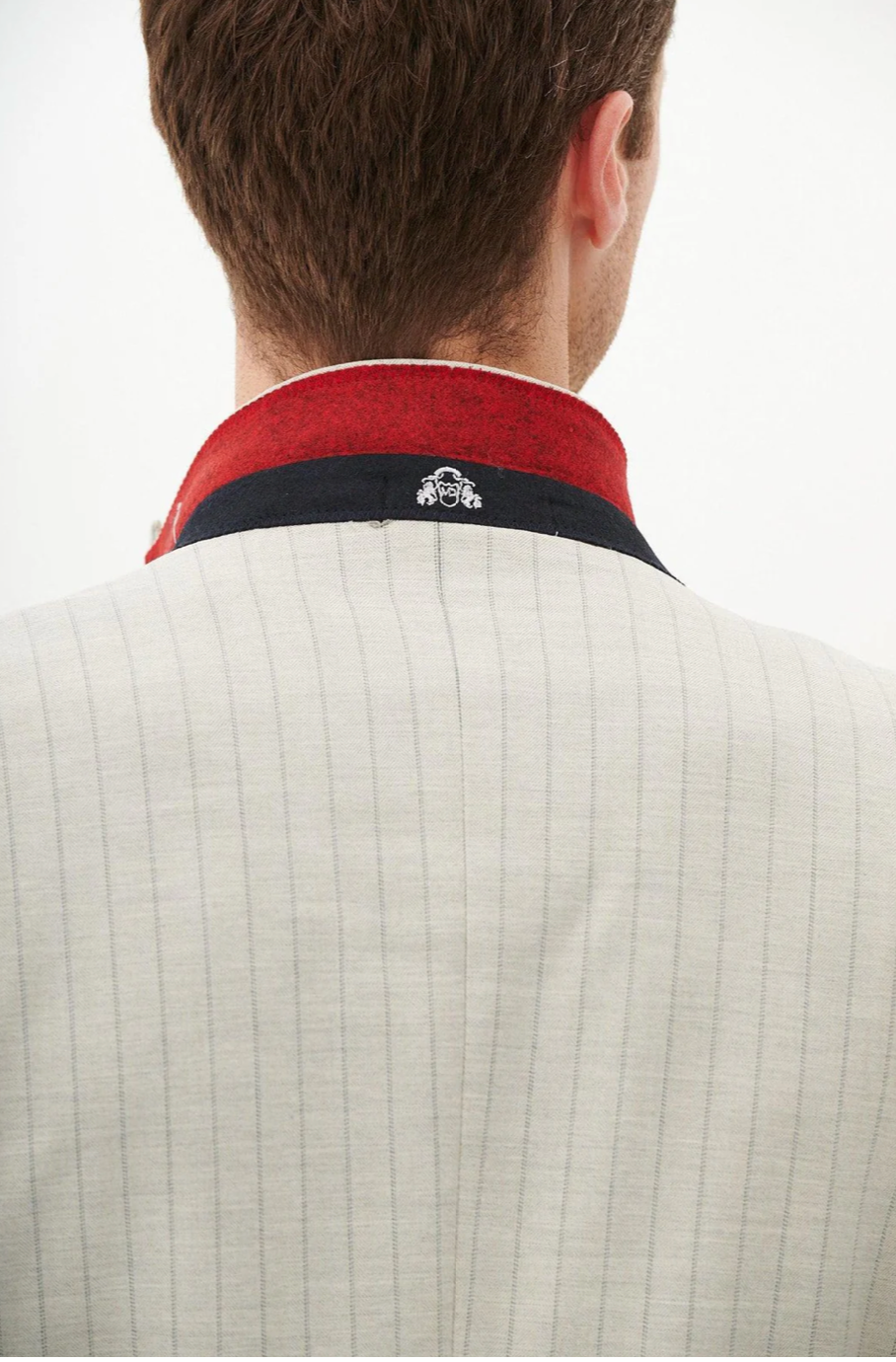 Marc Darcy Grant Stone Pinstripe Jacket