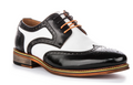 Justin Reess Kai 2 Black and White Brogue