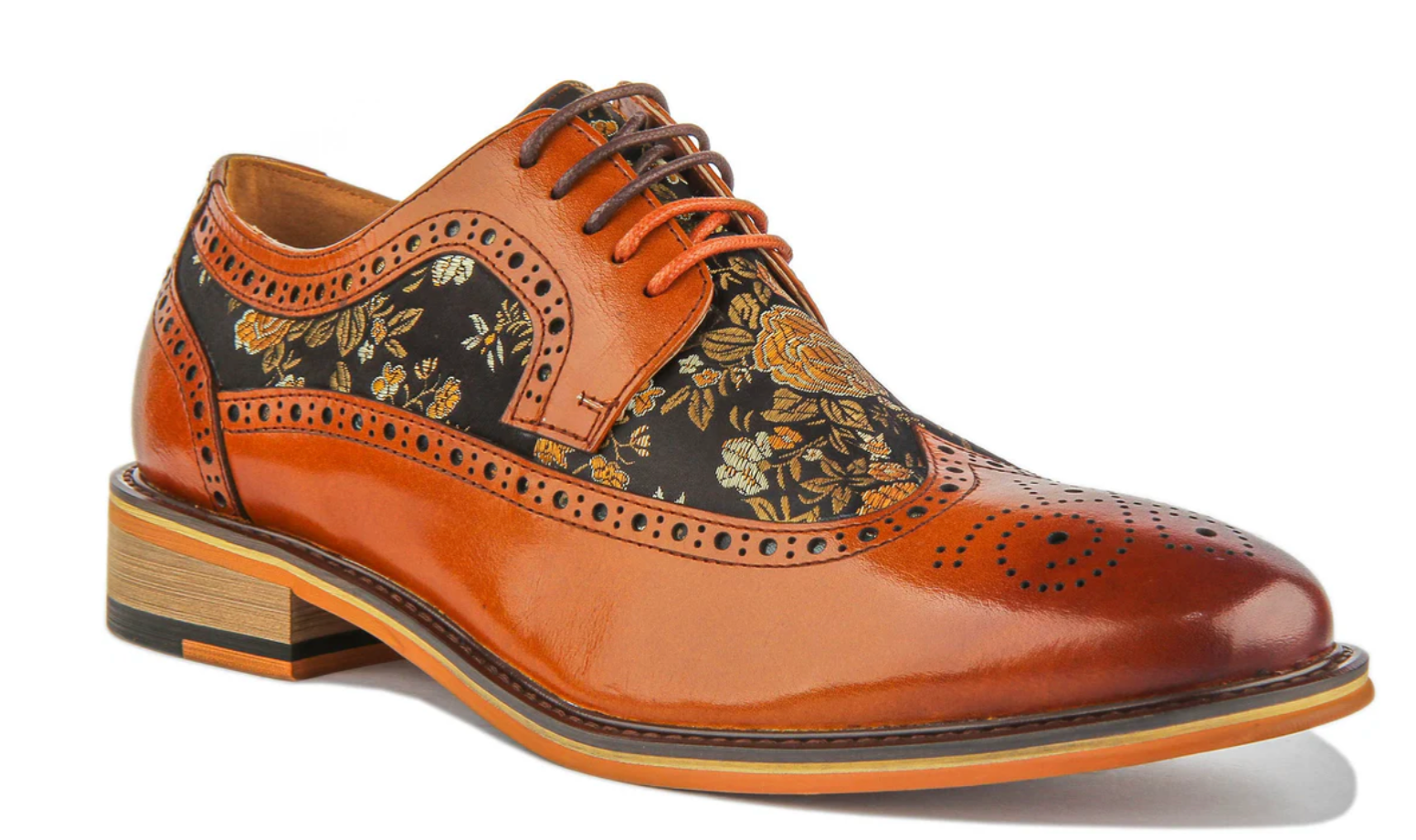 Justin Reess Ross Brogue in Brown