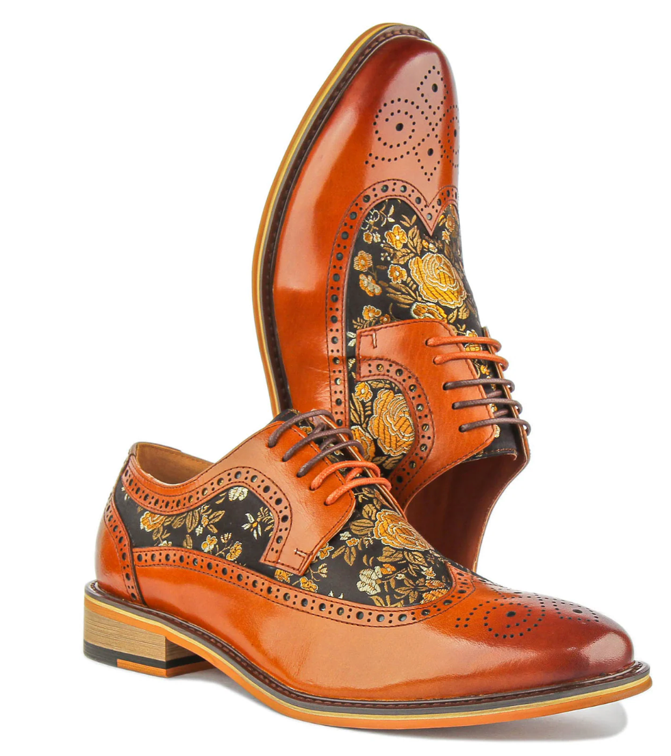 Justin Reess Ross Brogue in Brown