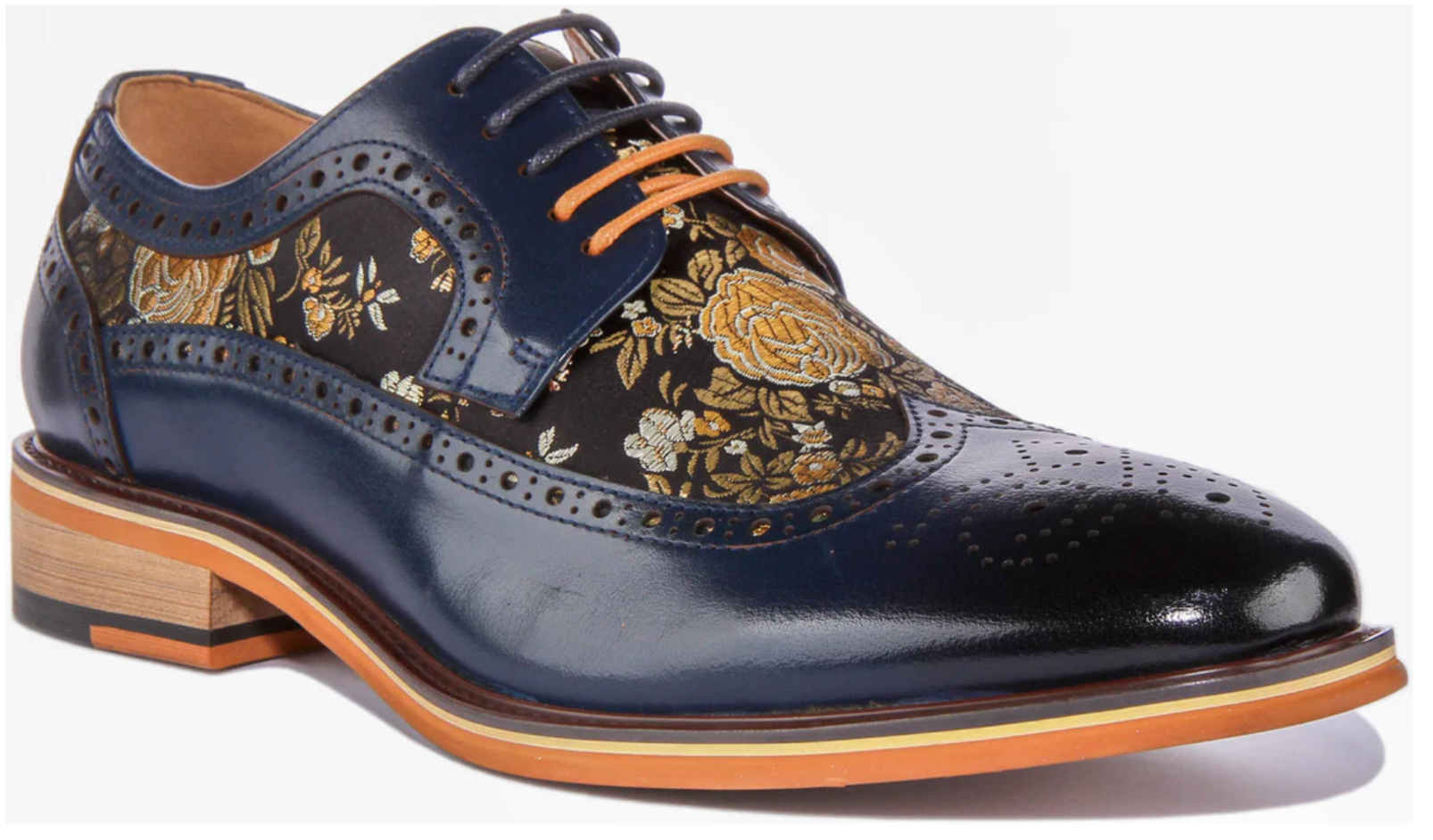 Justin Reess Ross Brogue in Navy