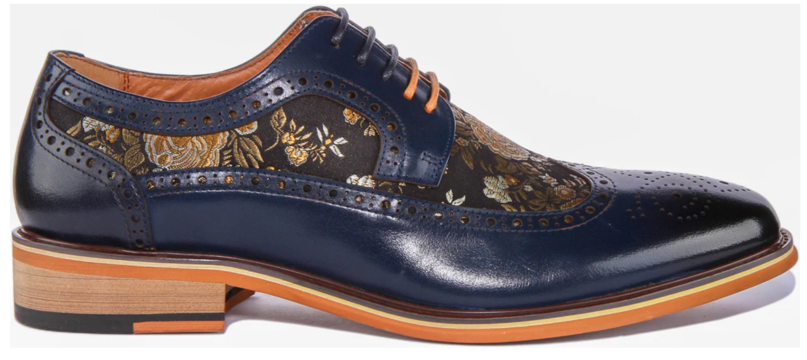 Justin Reess Ross Brogue in Navy