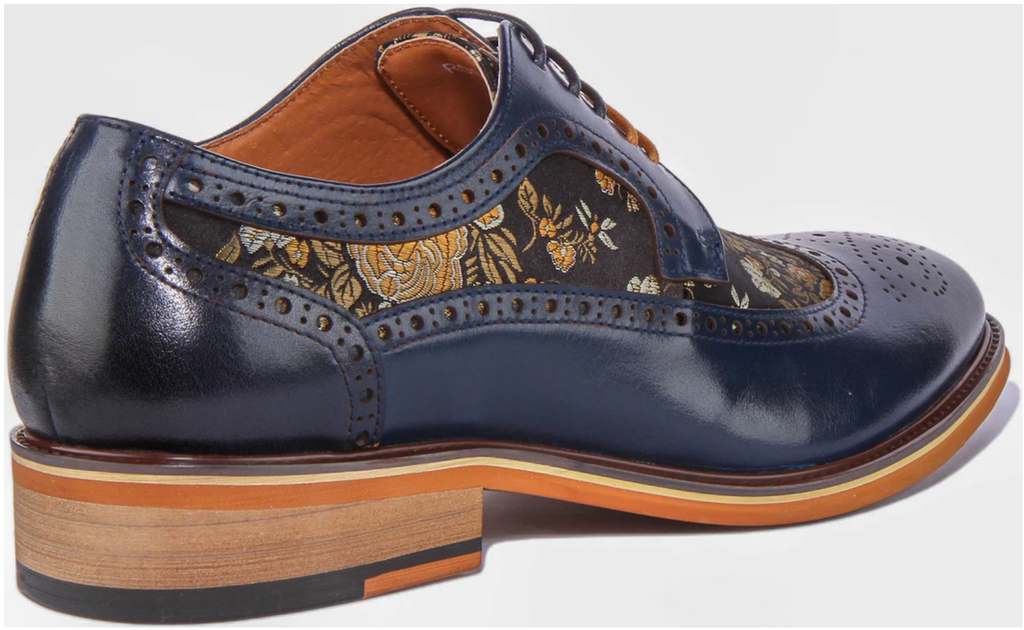 Justin Reess Ross Brogue in Navy