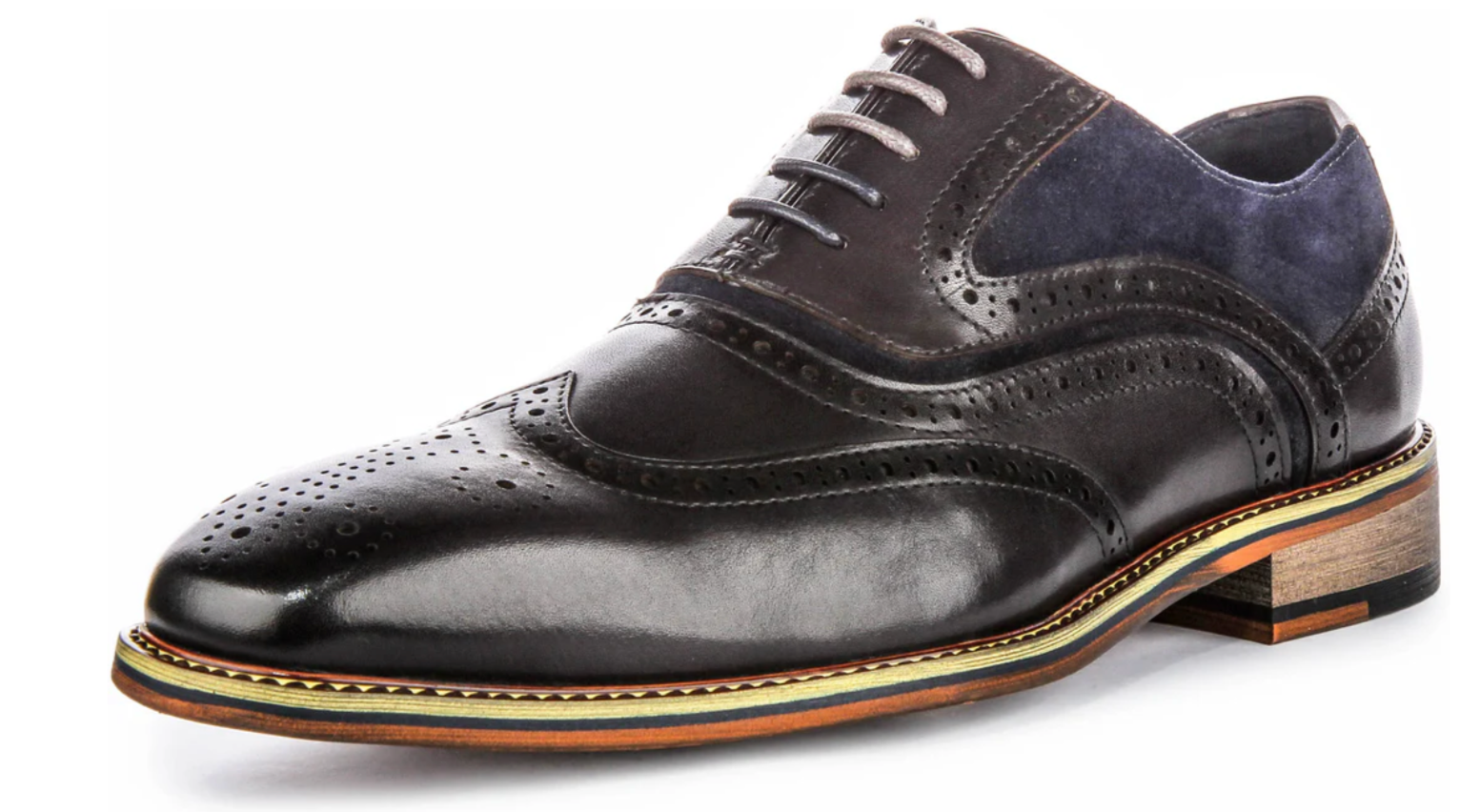 Justin Reess Roman Navy Brogue
