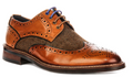 Justin Reess Sean Tweed Brogue in Tan