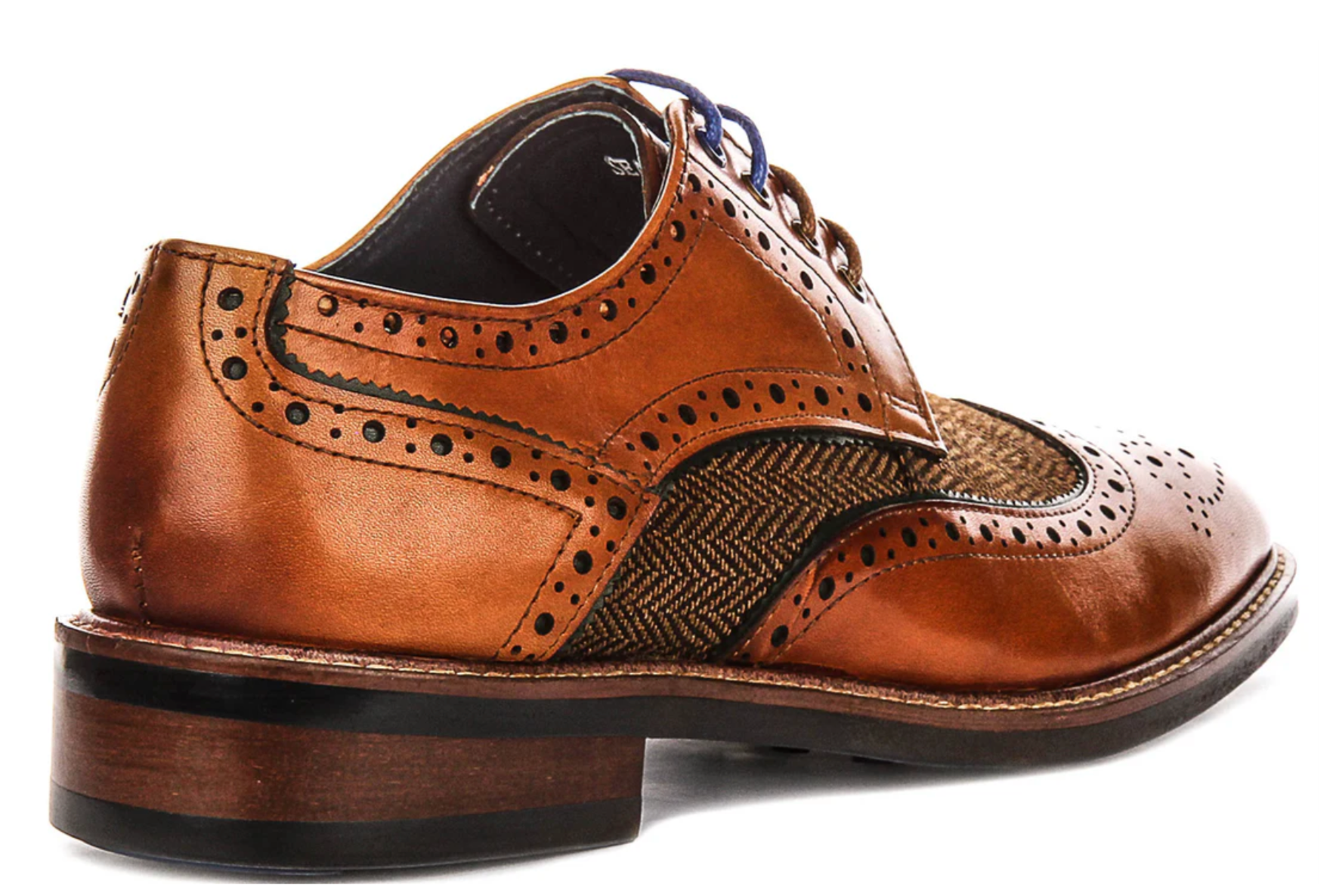 Justin Reess Sean Tweed Brogue in Tan