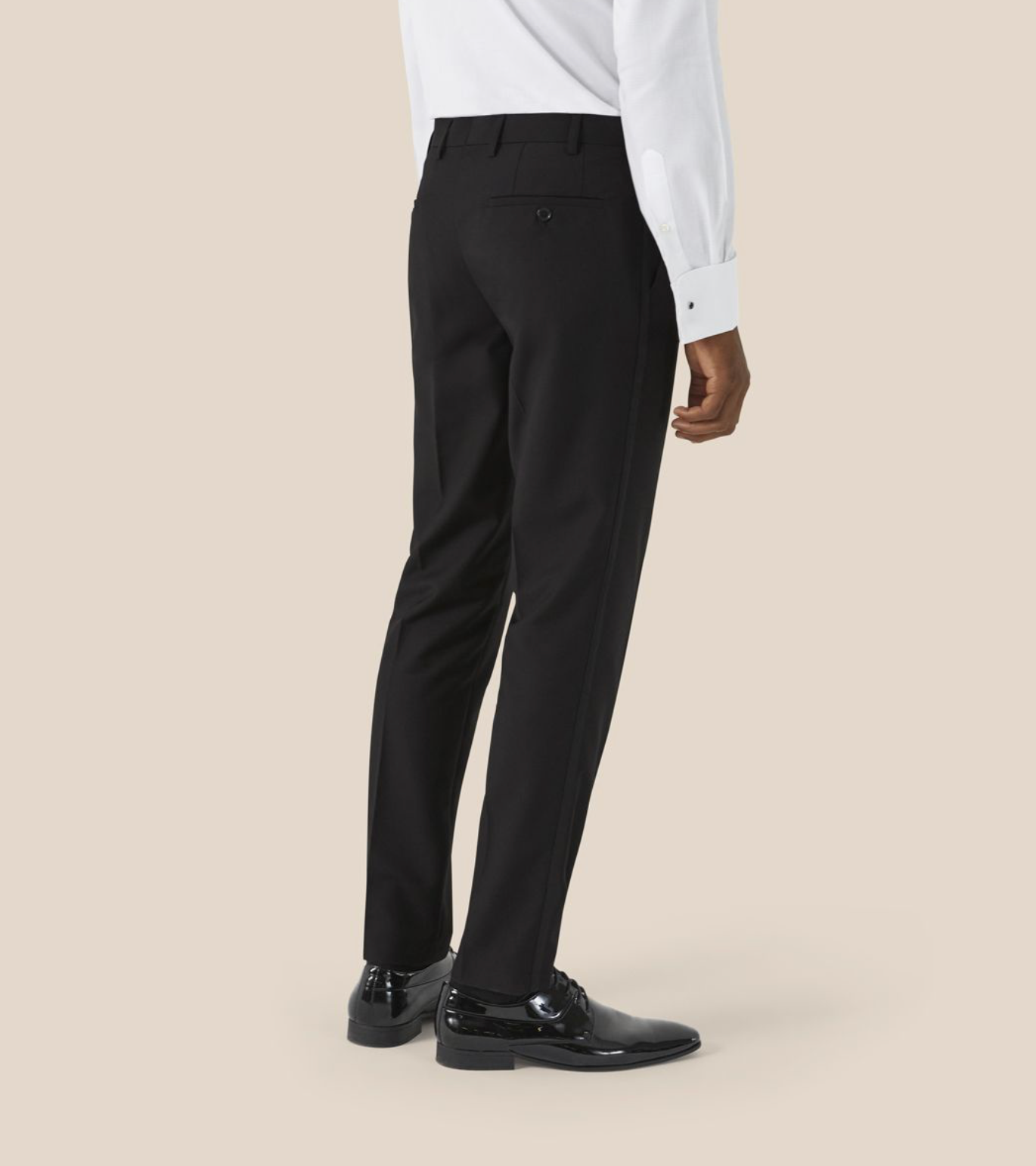 Skopes Sinatra Dinner Suit Slim Tapered Black Trousers