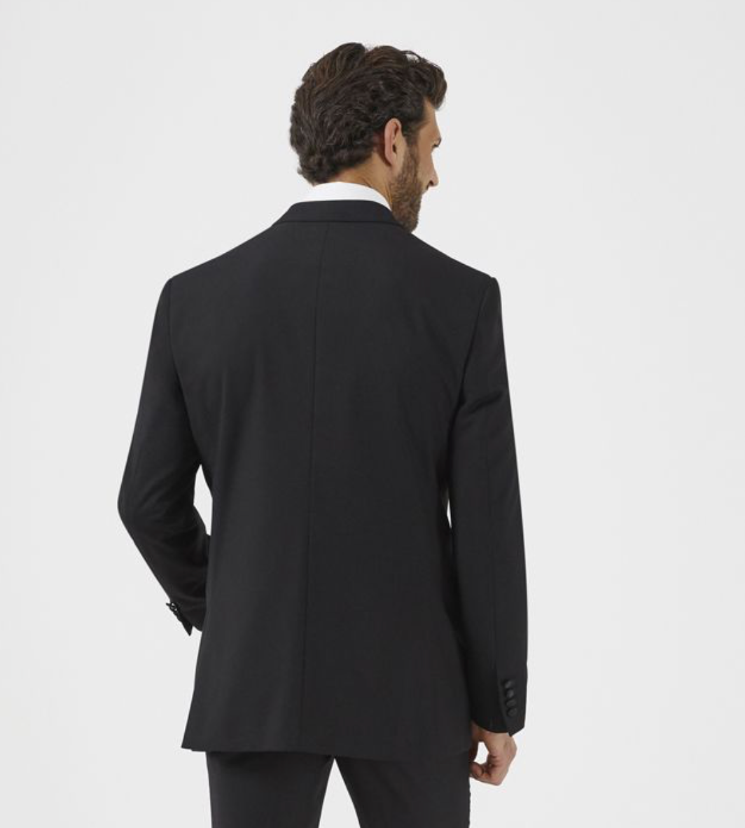 Skopes Sinatra Double Breasted Dinner Suit Jacket Black