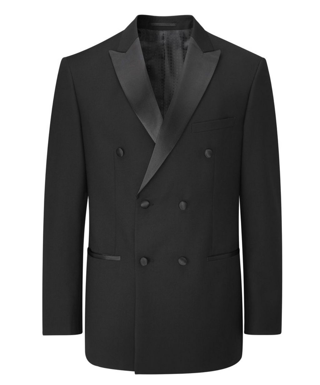 Skopes Sinatra Double Breasted Dinner Suit Jacket Black