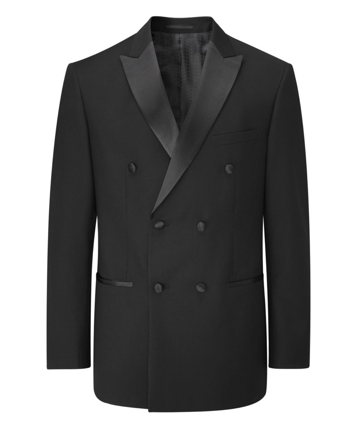 Skopes Sinatra Double Breasted Dinner Suit Jacket Black
