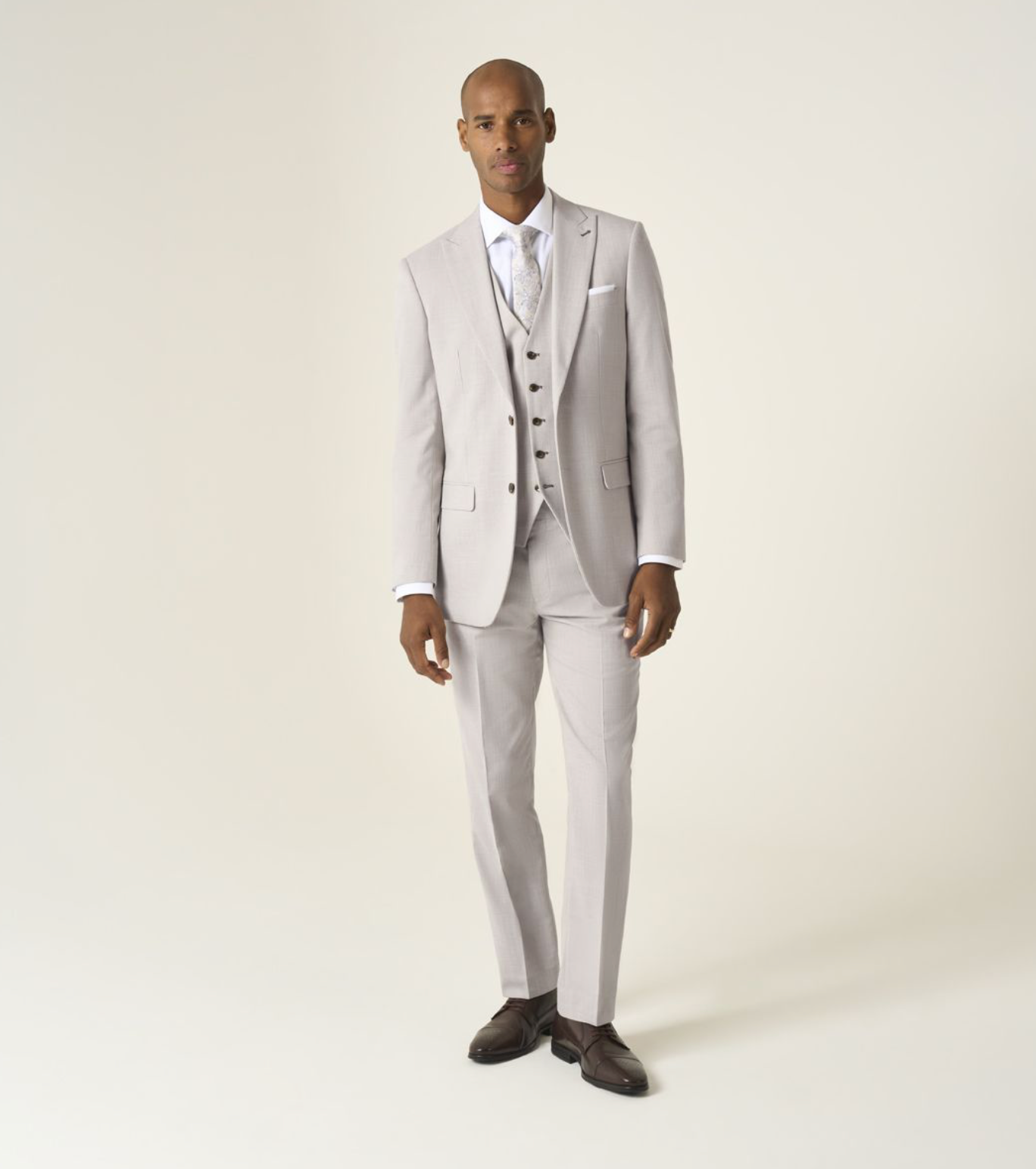 Skopes Redding Suit Tailored Trousers Stone Beige
