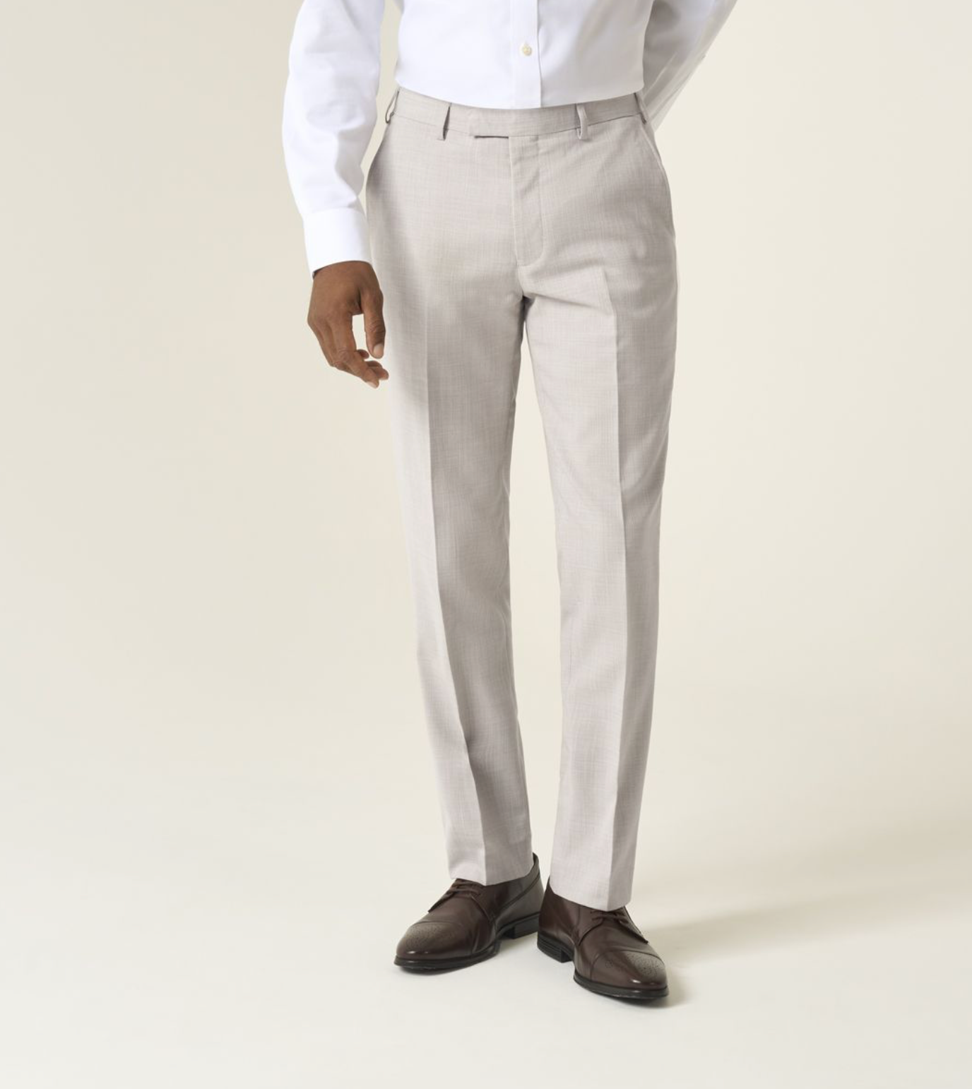 Skopes Redding Suit Tapered Trousers Stone Beige